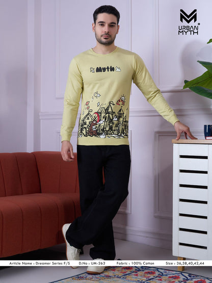 Um 263 Urban Myth Cotton Looper Mens Tshirts Supplier Ahmedabad
