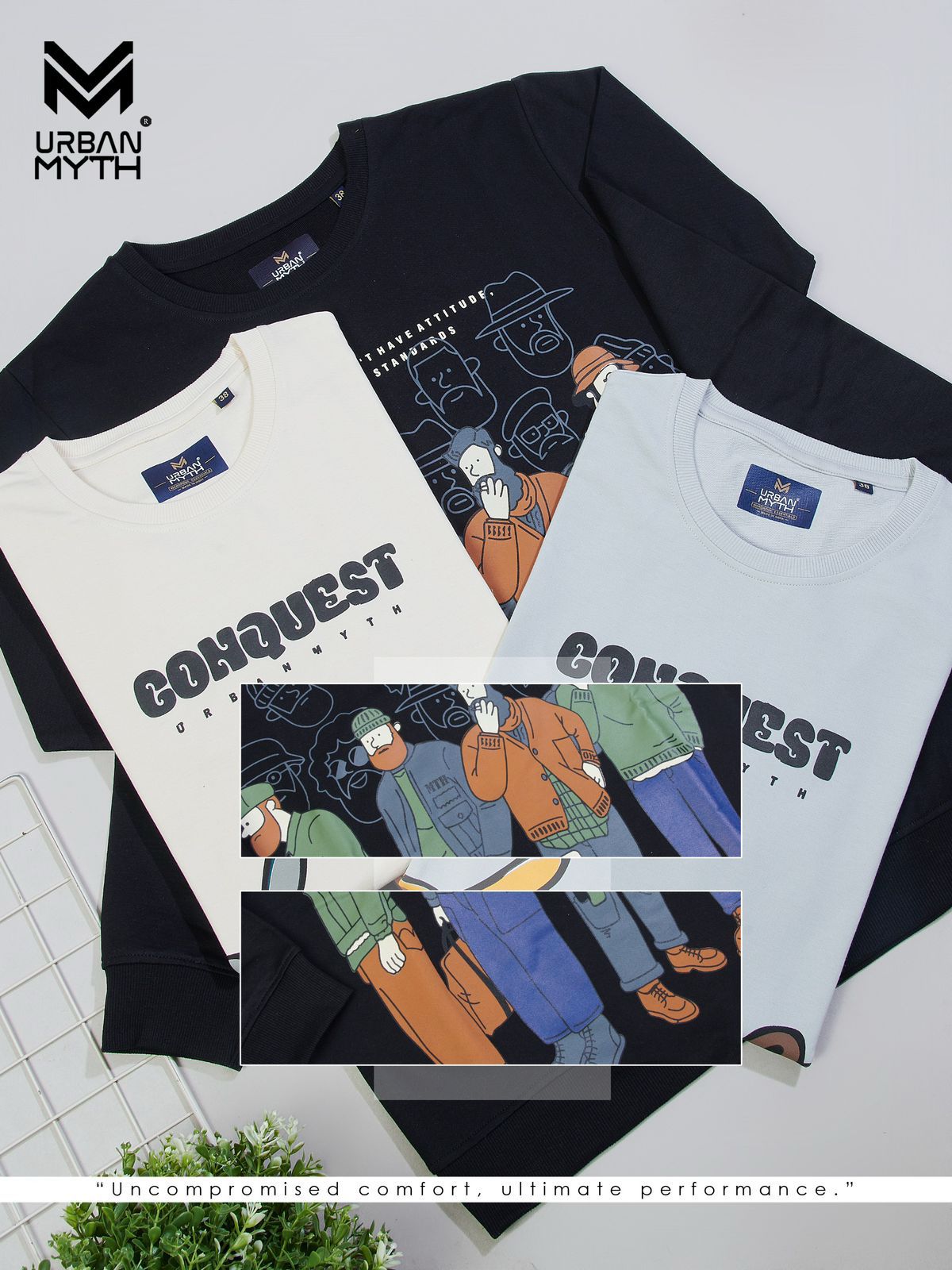 Um 263 Urban Myth Cotton Looper Mens Tshirts Supplier Ahmedabad