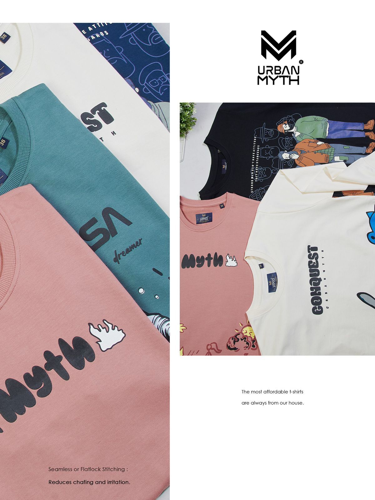 Um 263 Urban Myth Cotton Looper Mens Tshirts Supplier Ahmedabad