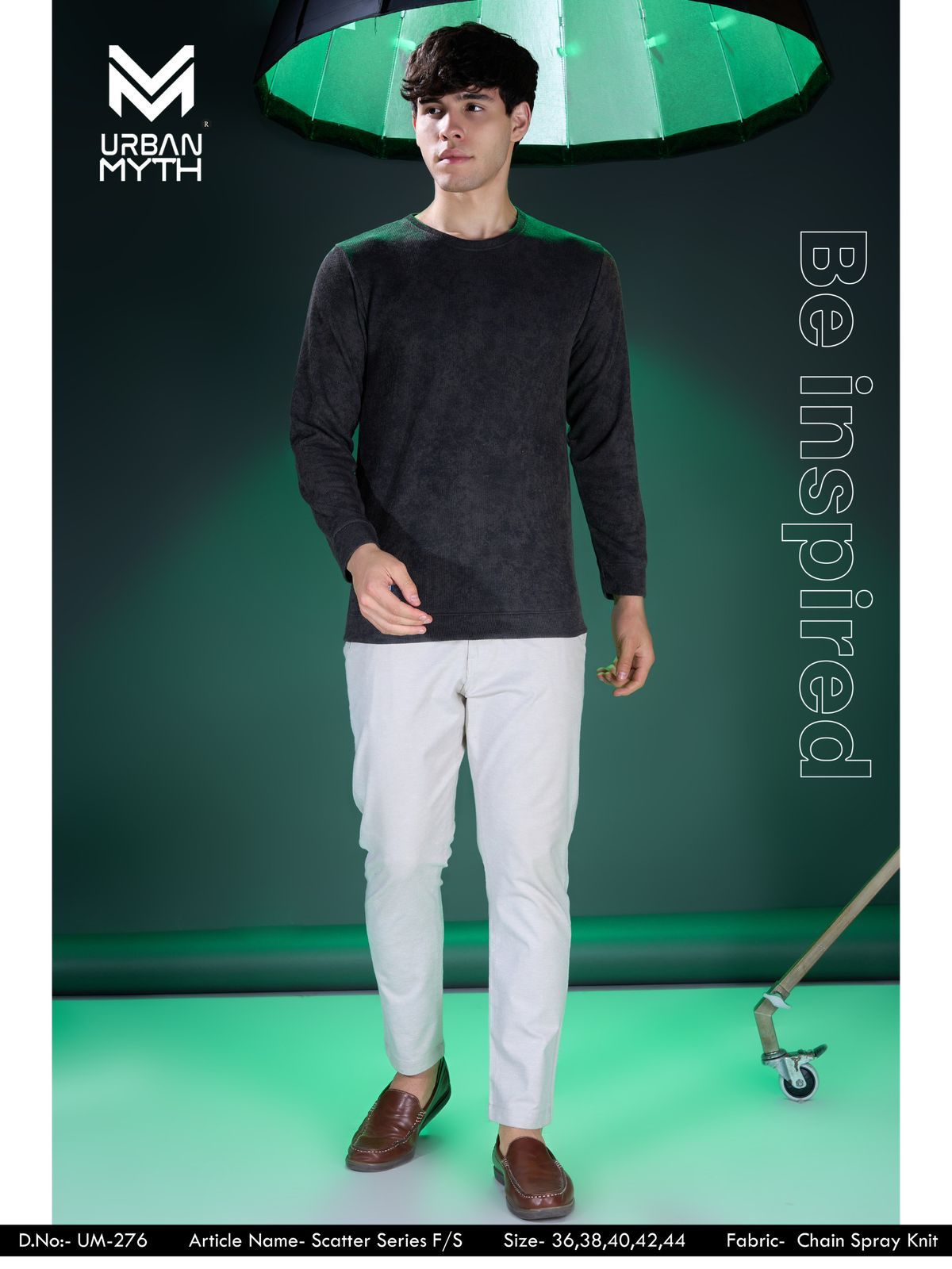 Um 276 Urban Myth Lycra Chain Mens Tshirts Supplier Gujarat