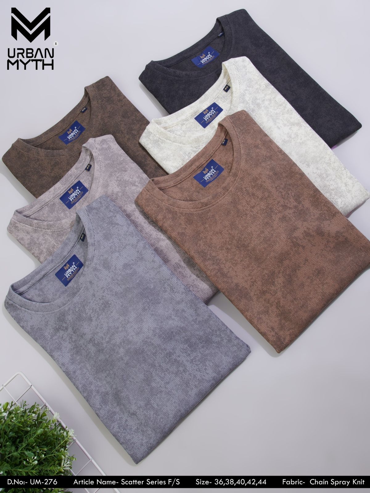 Um 276 Urban Myth Lycra Chain Mens Tshirts Supplier Gujarat