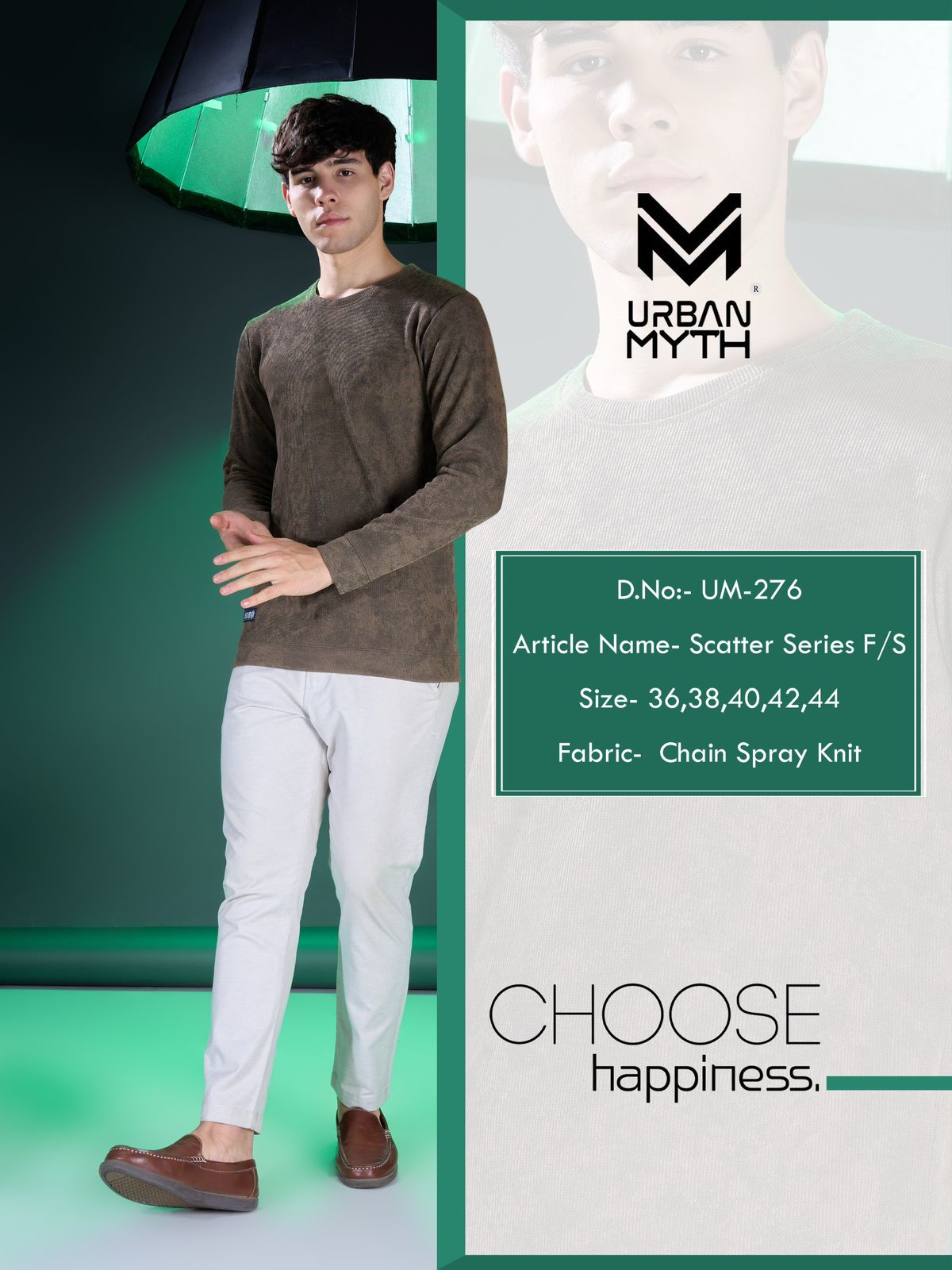 Um 276 Urban Myth Lycra Chain Mens Tshirts Supplier Gujarat