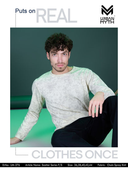 Um 276 Urban Myth Lycra Chain Mens Tshirts Supplier Gujarat