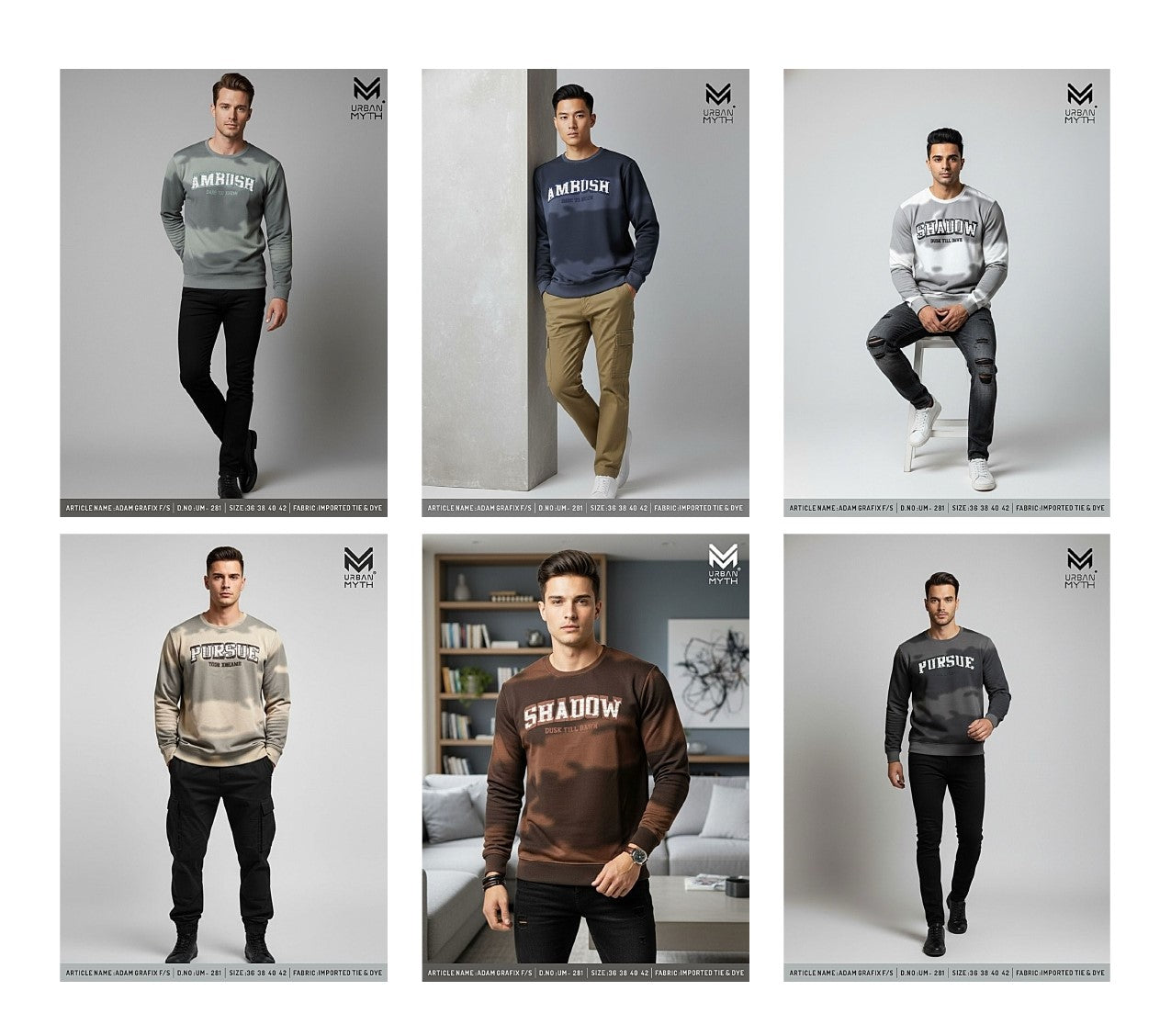 Um 281 Urban Myth Tie Dye Mens Tshirts Manufacturer