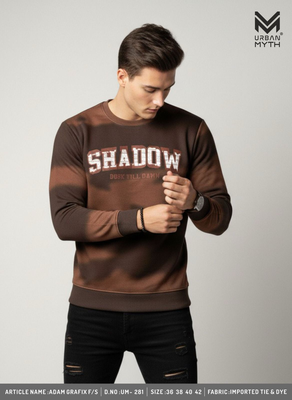 Um 281 Urban Myth Tie Dye Mens Tshirts Manufacturer