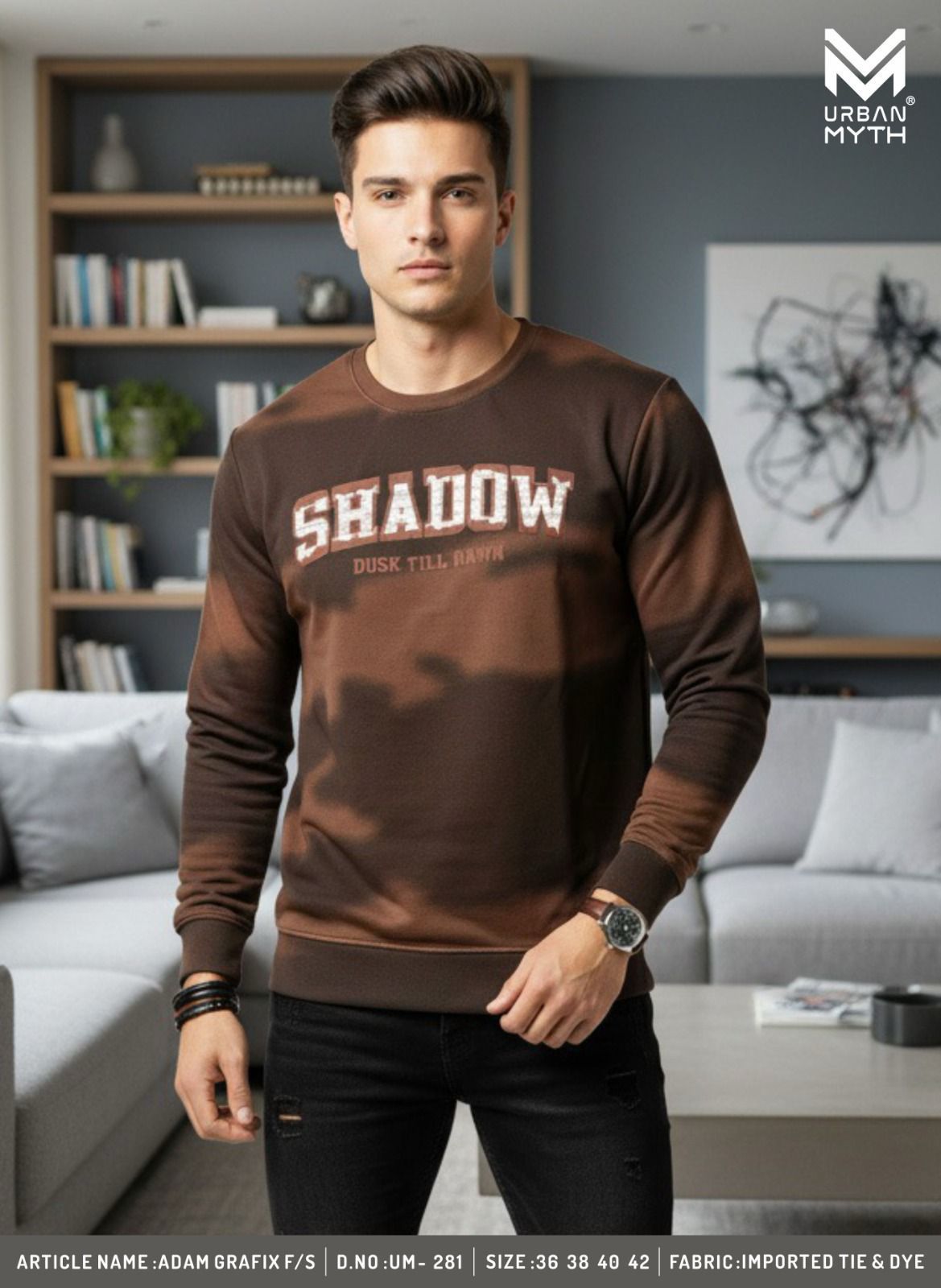 Um 281 Urban Myth Tie Dye Mens Tshirts Manufacturer