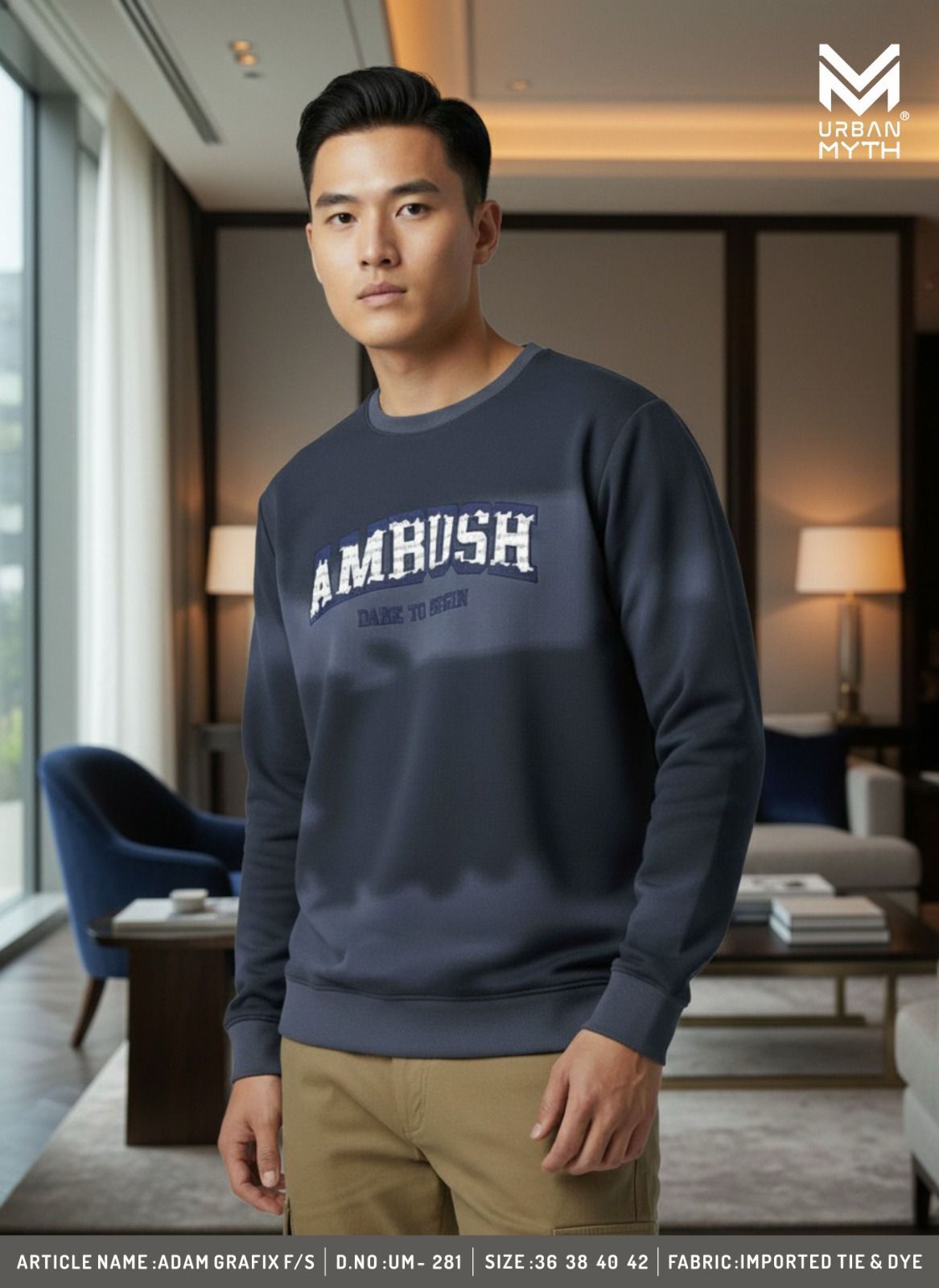 Um 281 Urban Myth Tie Dye Mens Tshirts Manufacturer