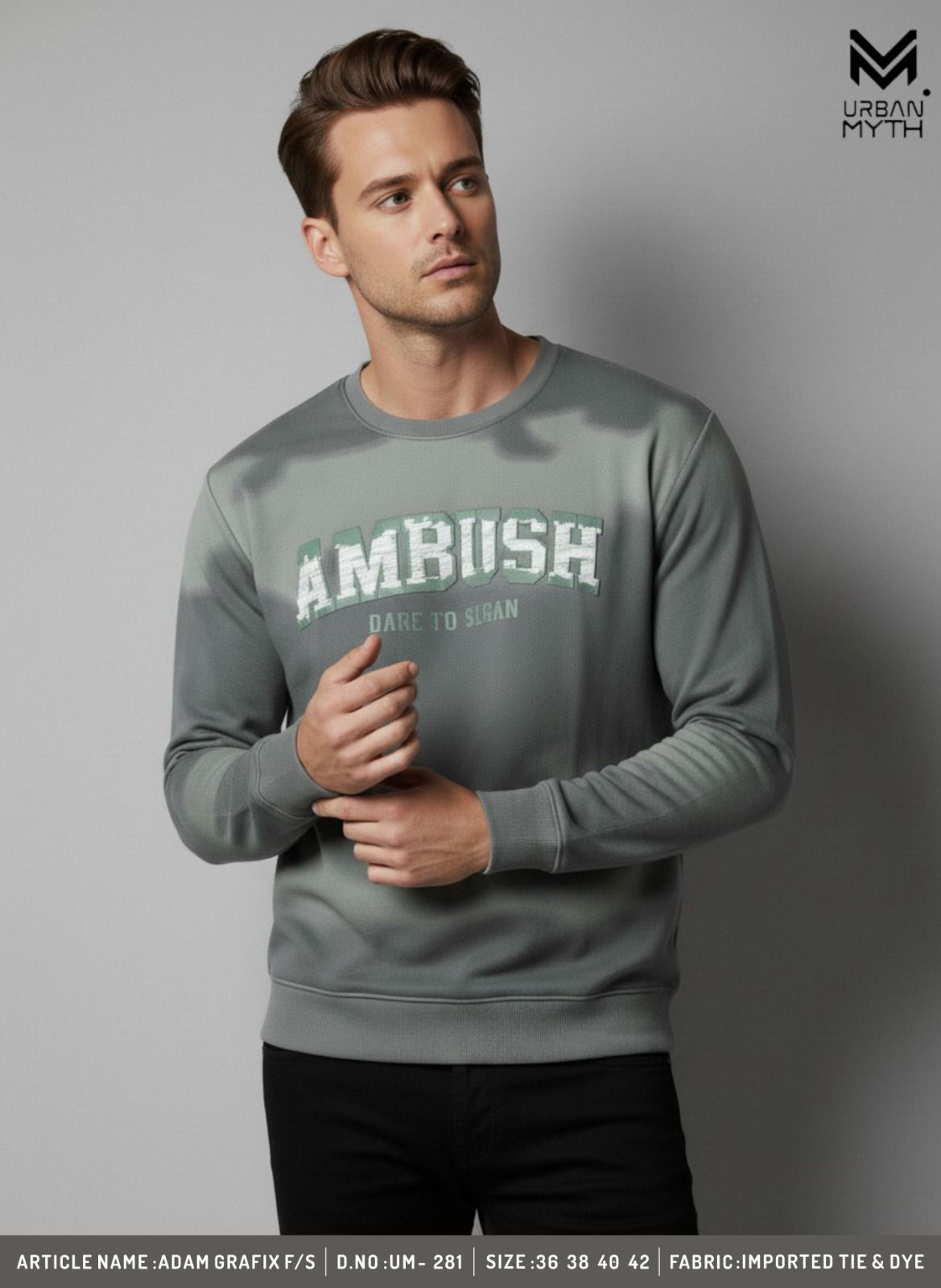 Um 281 Urban Myth Tie Dye Mens Tshirts Manufacturer