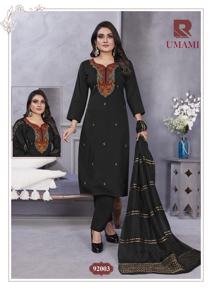 Umami Raashi Roman Silk Readymade Pant Style Suits Wholesaler Gujarat
