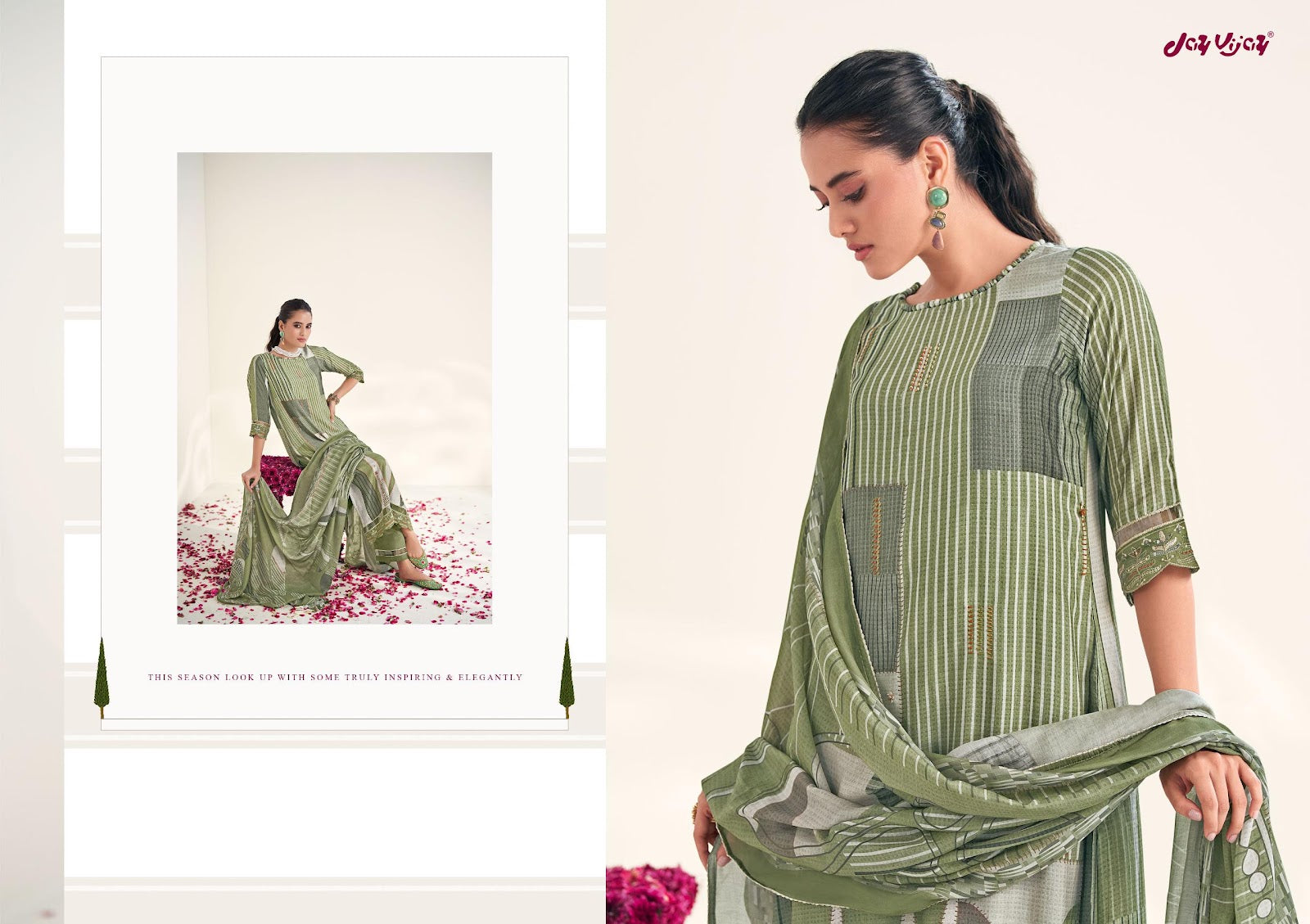 Umang Jay Vijay Moga Silk Pant Style Suits Wholesaler Gujarat
