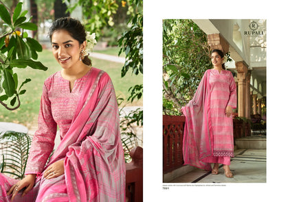 Umang Rupali Cambric Cotton Plazzo Style Suits Supplier Ahmedabad