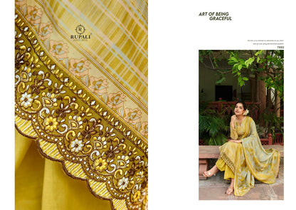 Umang Rupali Cambric Cotton Plazzo Style Suits Supplier Ahmedabad