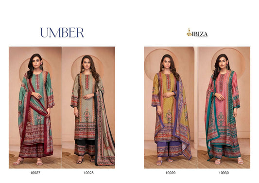 Umber Ibiza Bemberg Muslin Pant Style Suits Exporter Gujarat