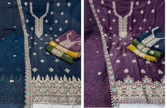 Umbrella Nayandeep Gold Crush Salwar Suits Exporter India