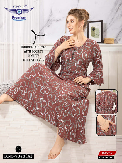 Umbrella Style 0608 Grab It Imported Night Gowns Wholesaler