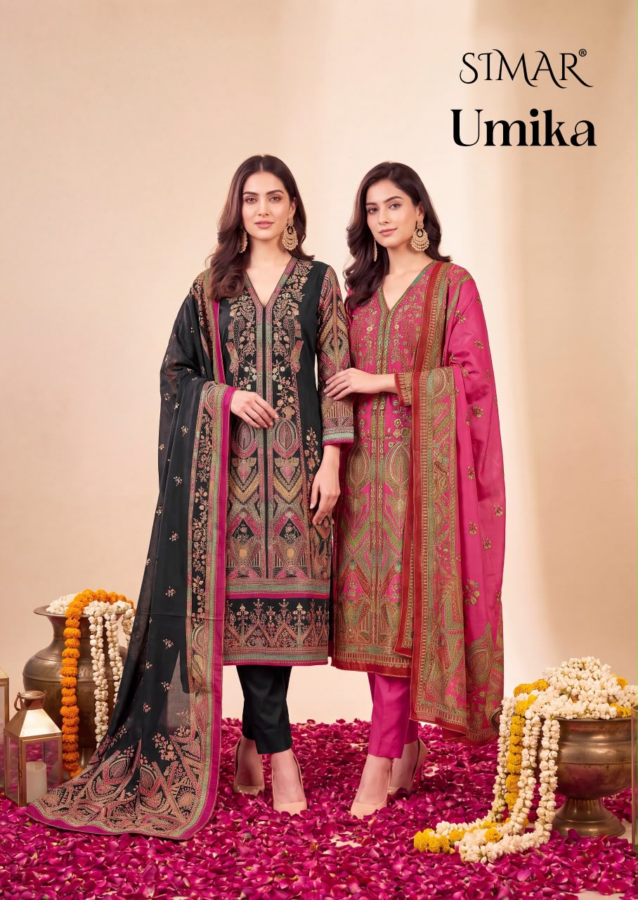 Umika Simar Viscose Twill Pant Style Suits Exporter Gujarat