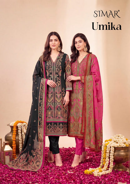 Umika Simar Viscose Twill Pant Style Suits Exporter Gujarat