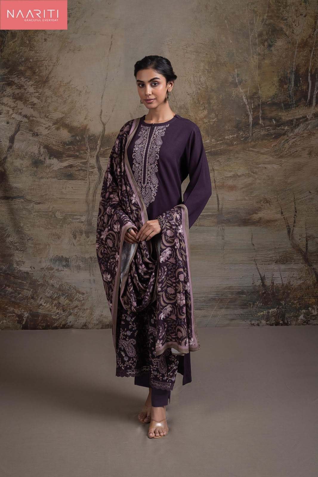 Umraa Naariti Pashmina Suits Supplier Ahmedabad