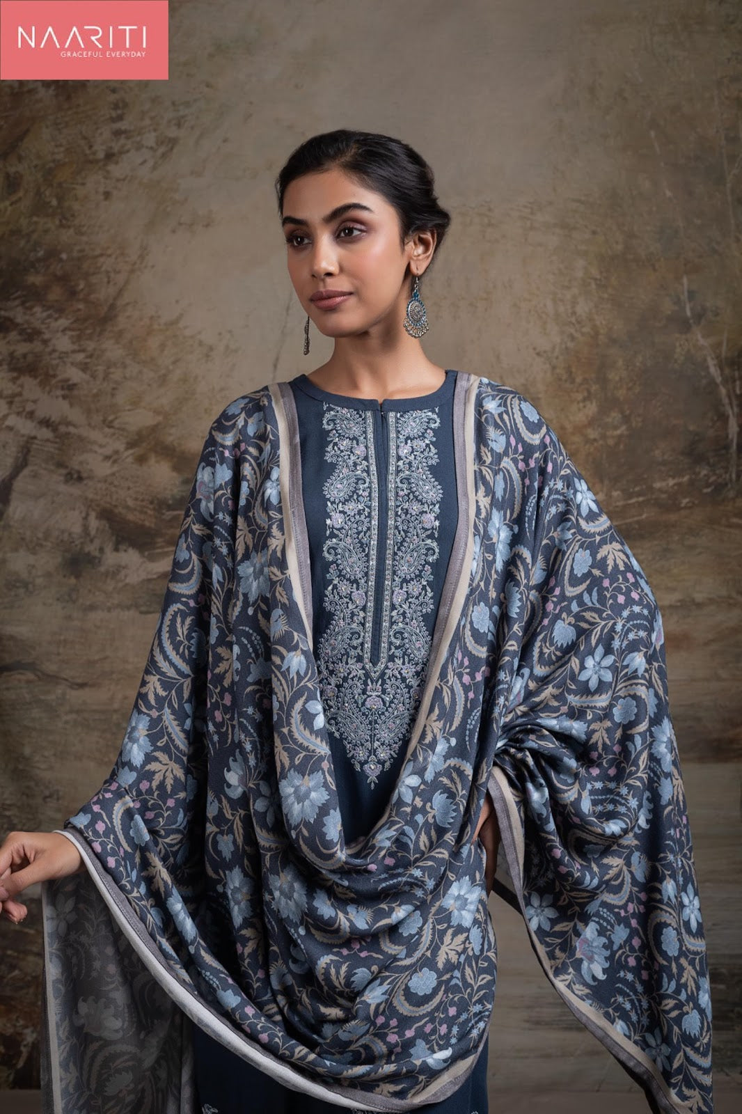 Umraa Naariti Pashmina Suits Supplier Ahmedabad