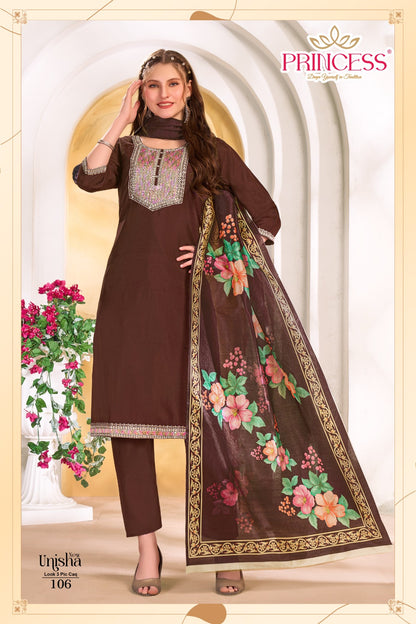 Unisha Princess Creation Roman Readymade Pant Style Suits Manufacturer India