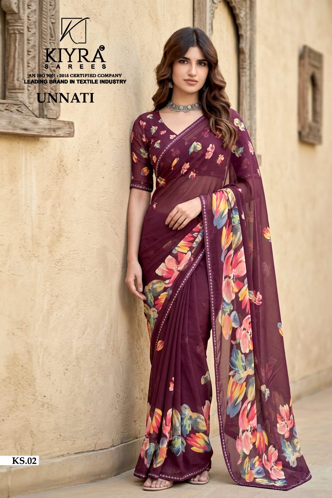 Unnati Kiyra Weightless Sarees Manufacturer India