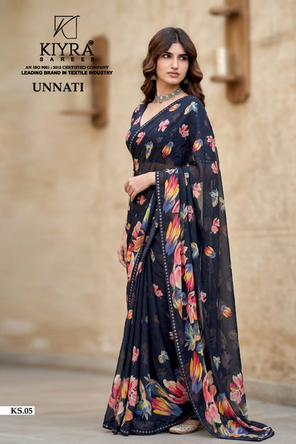 Unnati Kiyra Weightless Sarees Manufacturer India