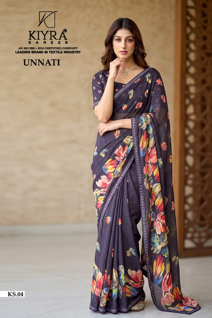 Unnati Kiyra Weightless Sarees Manufacturer India