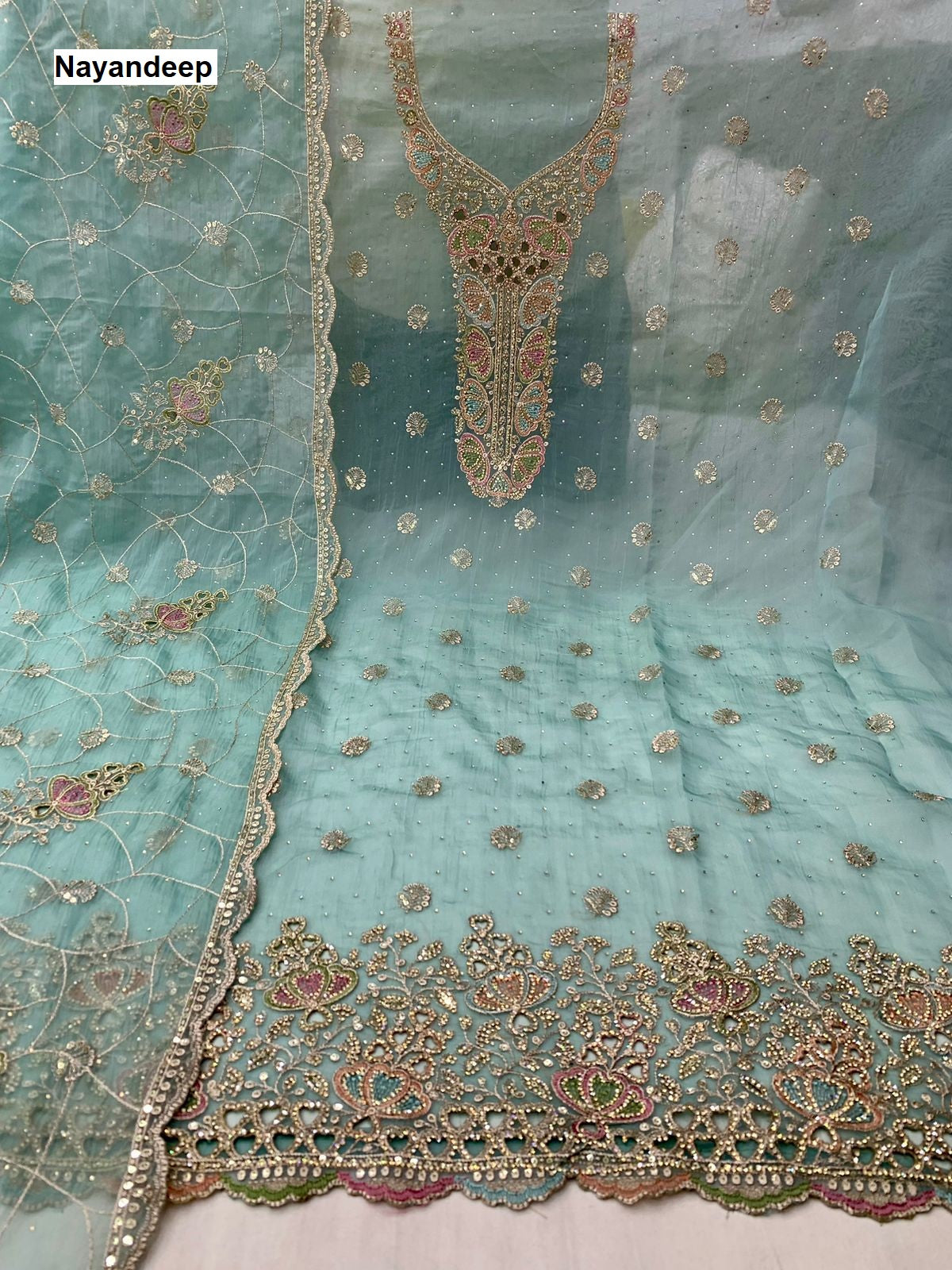Unnati Nayandeep Silk Salwar Suits Wholesaler Ahmedabad