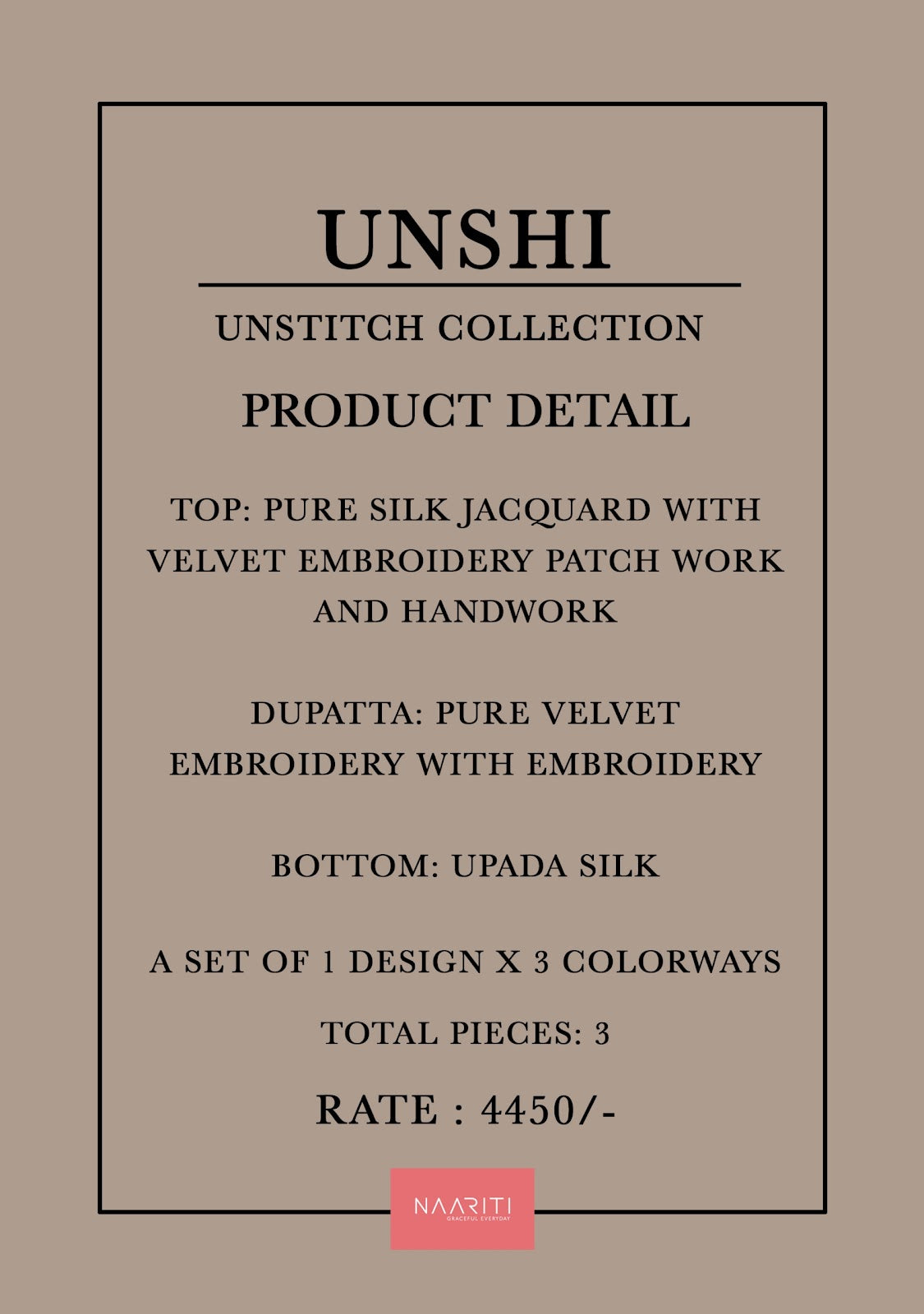 Unshi Naariti Pure Silk Velvet Suits Supplier Ahmedabad
