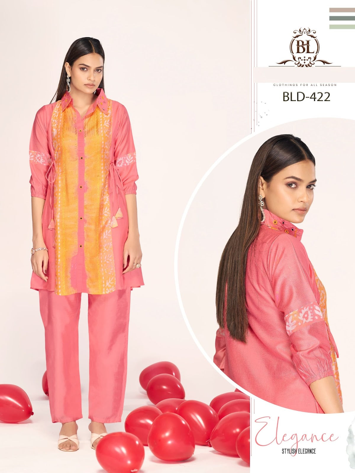 Unveiling Bl Chanderi Co Ord Set Wholesale Price