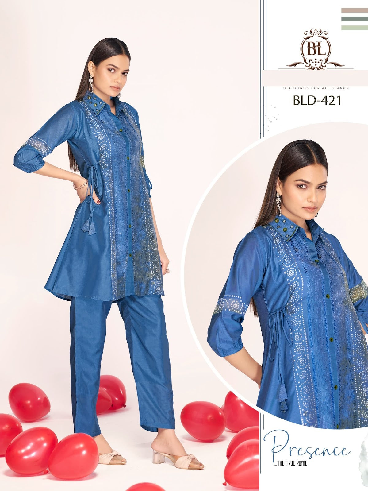 Unveiling Bl Chanderi Co Ord Set Wholesale Price