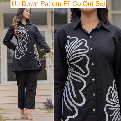 Up Down Pattern Ffi Cotton Co Ord Set Supplier India