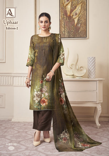 Uphaar Edition 2 Alok Pure Viscose Pant Style Suits Exporter