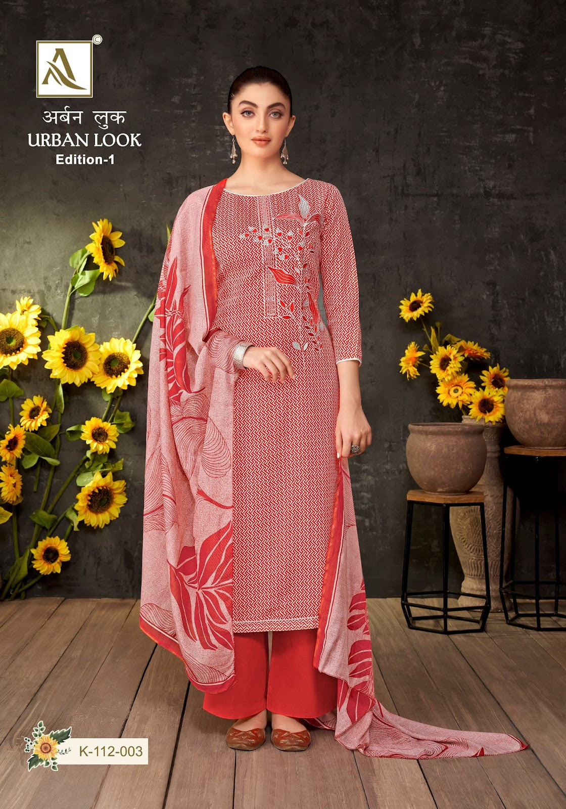 Urban Look Edition 1 Alok Pure Zam Pant Style Suits Manufacturer India