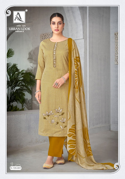Urban Look Edition 2 Alok Zam Karachi Salwar Suits Supplier Gujarat