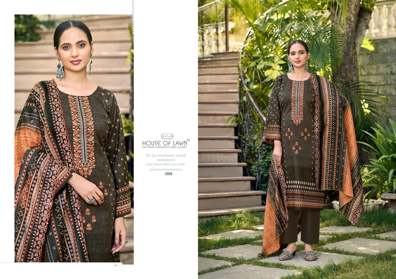 Urbane House Of Lawn Cotton Karachi Salwar Suits Wholesale Price