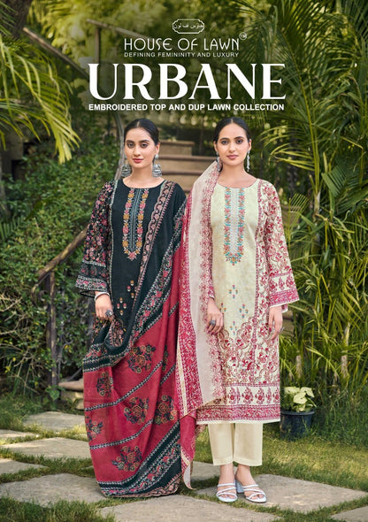 Urbane House Of Lawn Cotton Karachi Salwar Suits Wholesale Price