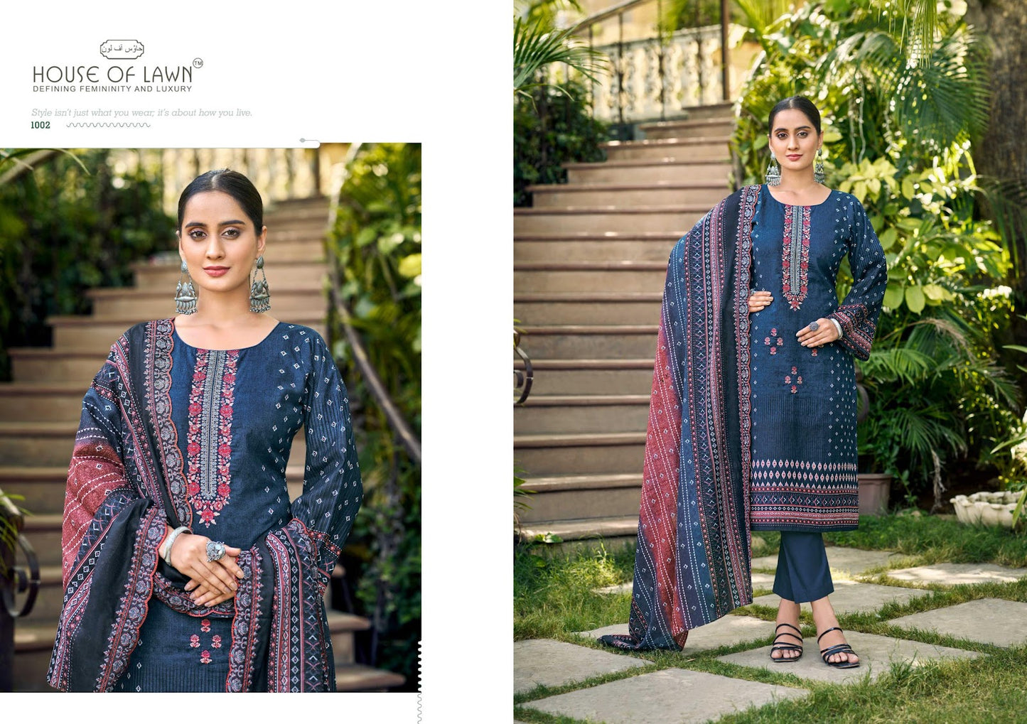 Urbane House Of Lawn Cotton Karachi Salwar Suits Wholesale Price