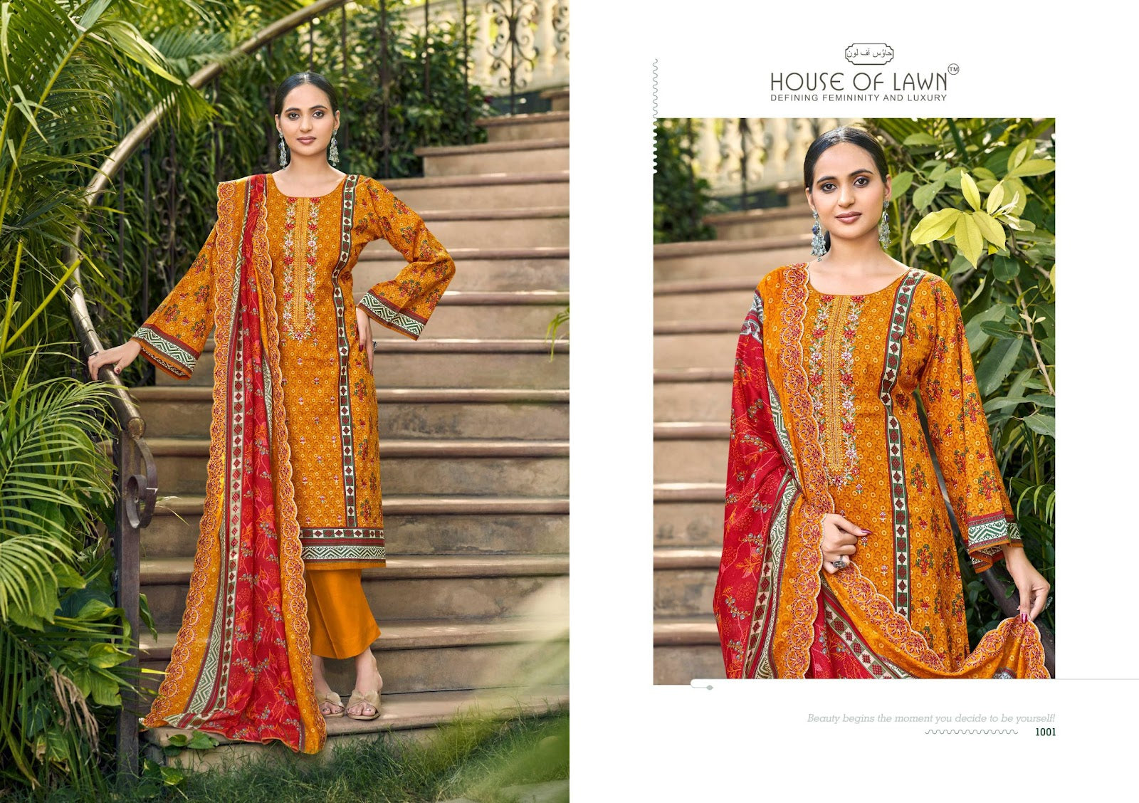 Urbane House Of Lawn Cotton Karachi Salwar Suits Wholesale Price