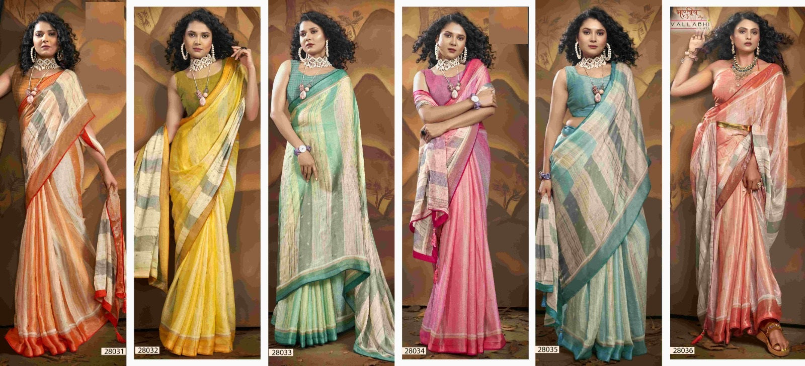 Urisha Vol 2 Vallabhi Prints Brasso Sarees Manufacturer Ahmedabad