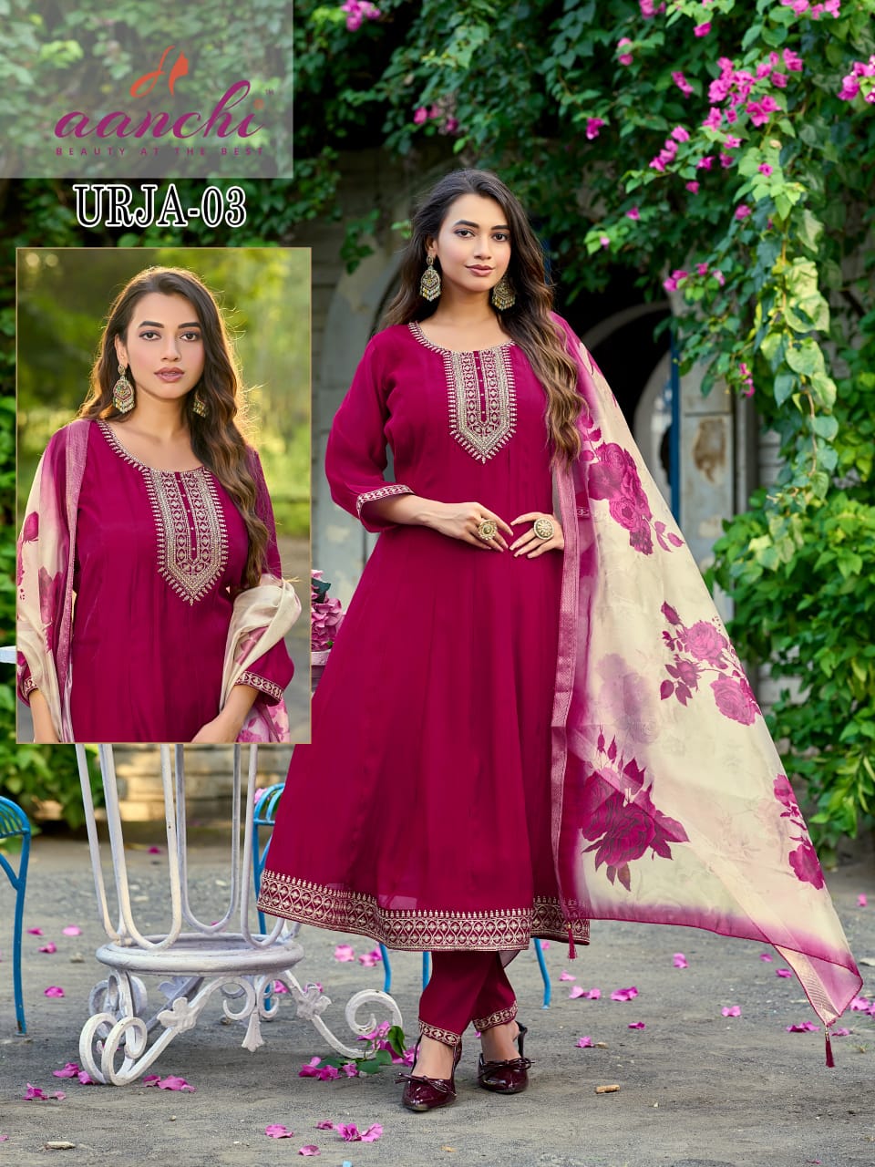 Urja Aanchi Mul Readymade Anarkali Suits Wholesale Price