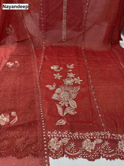 Urmi Nayandeep Silk Salwar Suits Wholesaler Gujarat