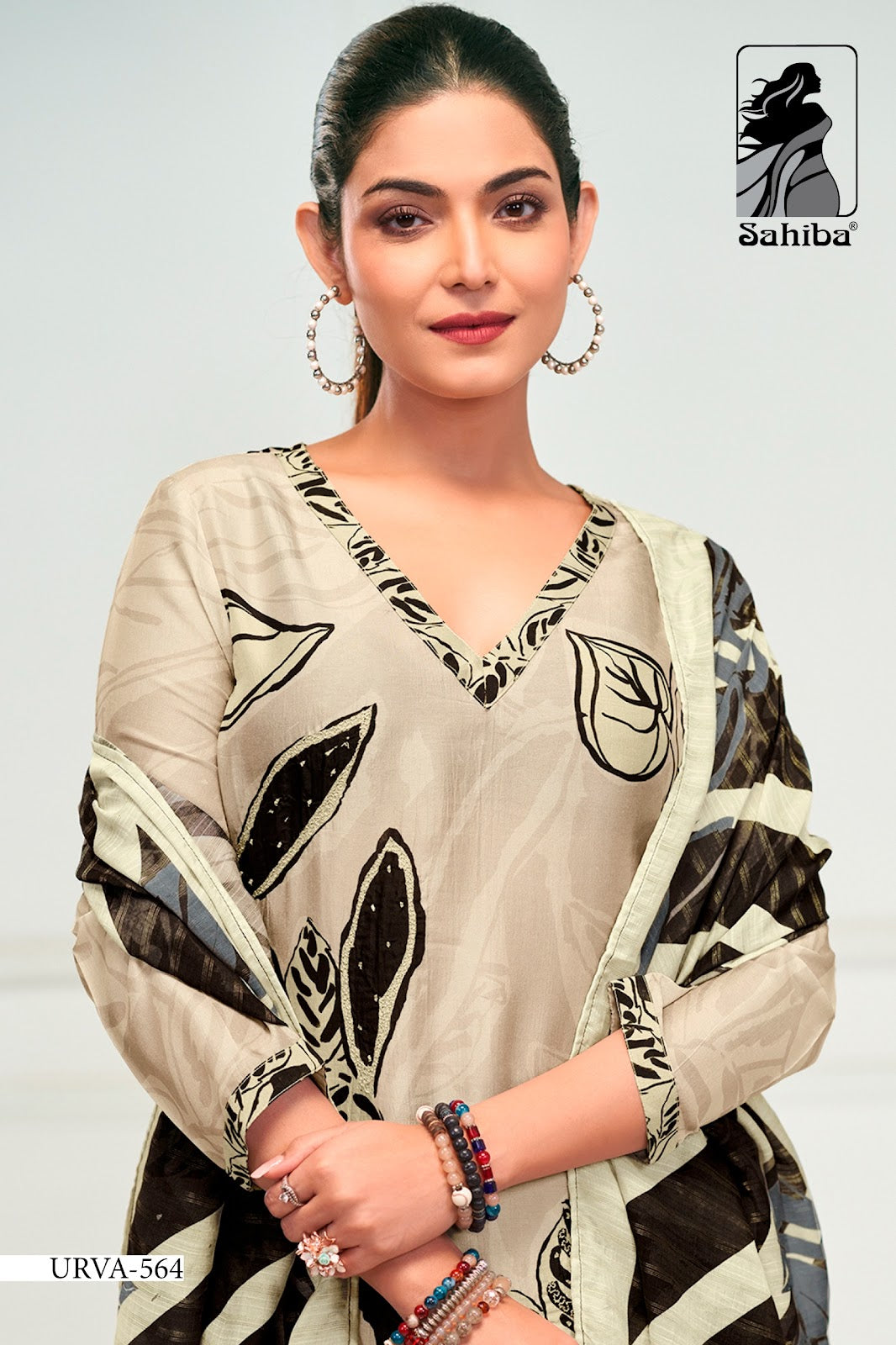 Urva Sahiba Russian Silk Pant Style Suits Manufacturer Gujarat