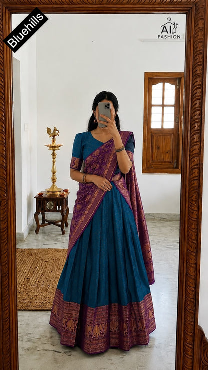 Urvashi Bluehills Textured Ready To Wear Saree Wholesaler Gujarat