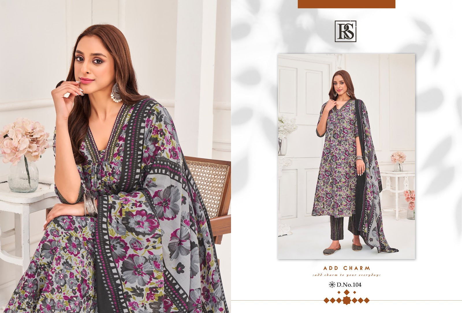 Urvashi Rangi Sangi Cotton Readymade Anarkali Suits Exporter Gujarat