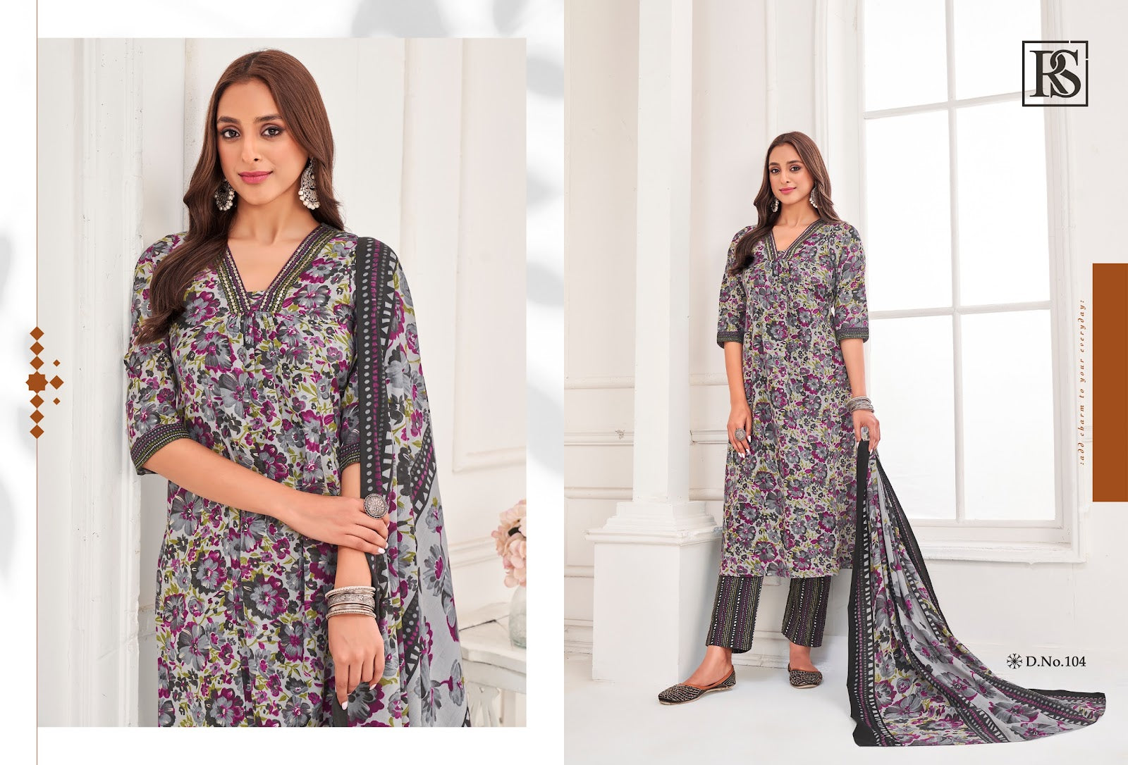 Urvashi Rangi Sangi Cotton Readymade Anarkali Suits Exporter Gujarat