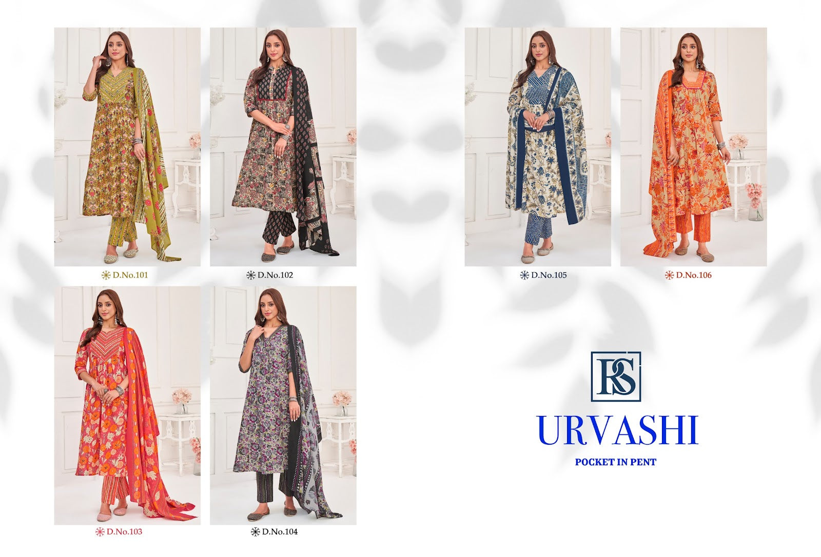 Urvashi Rangi Sangi Cotton Readymade Anarkali Suits Exporter Gujarat