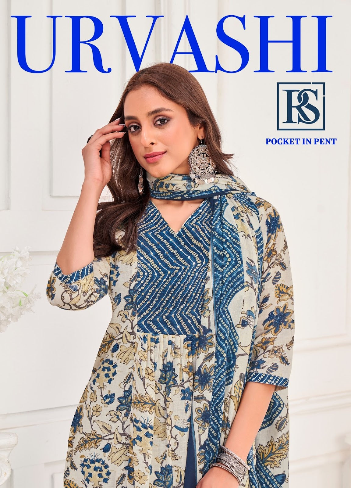 Urvashi Rangi Sangi Cotton Readymade Anarkali Suits Exporter Gujarat