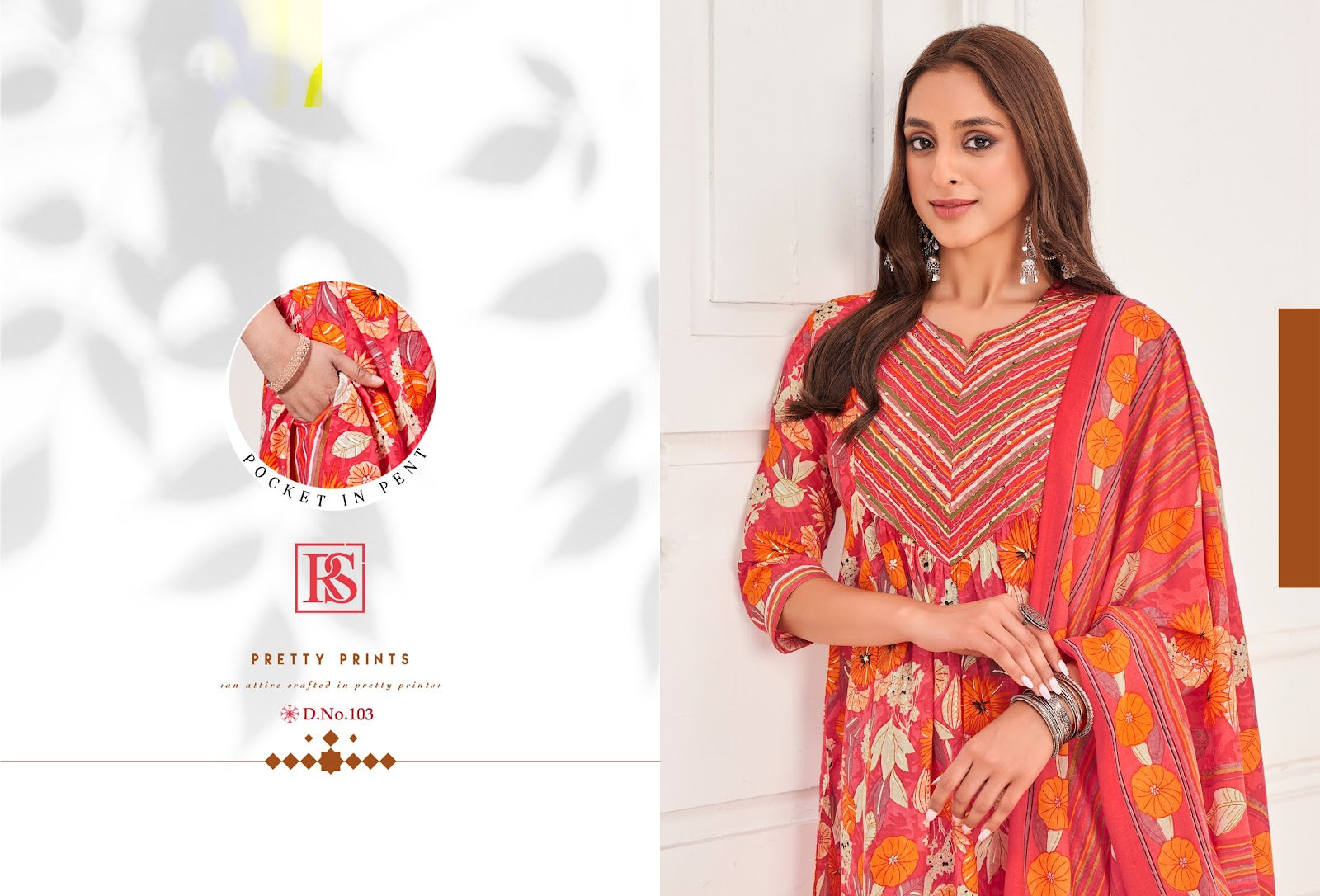 Urvashi Rangi Sangi Cotton Readymade Anarkali Suits Exporter Gujarat