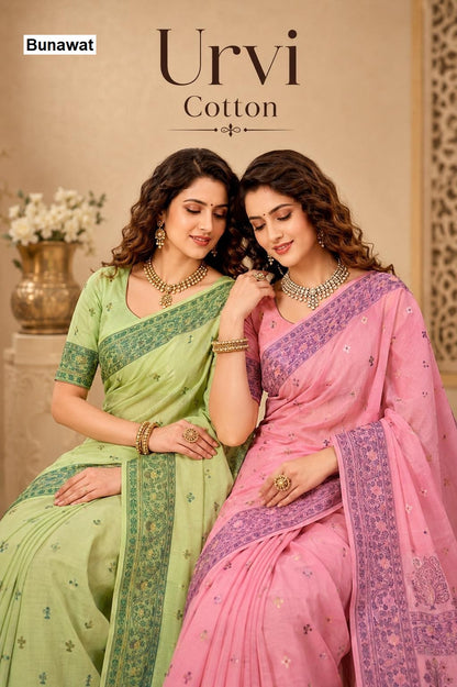 Urvi Cotton Bunawat Sarees Exporter Gujarat